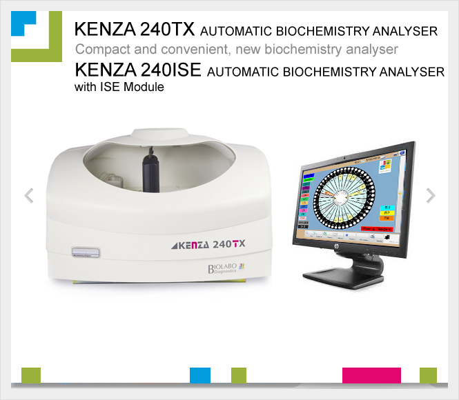 KENZA 240TX/ISE – AUTOMATIC BIOCHEMISTRY ANALYSER