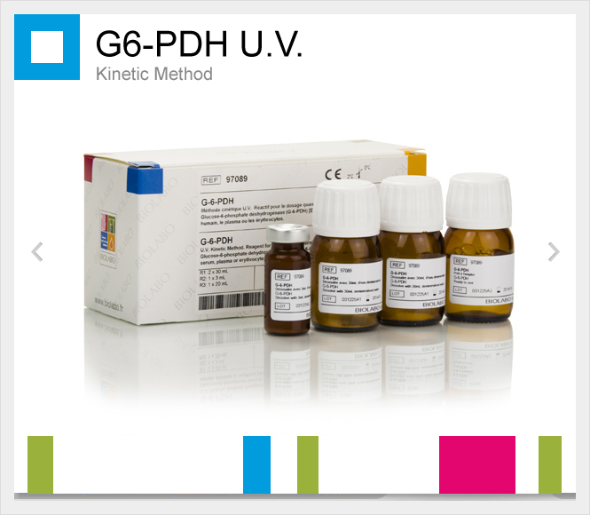 Lyophilised G6-PDH U.V. Kinetic Method
