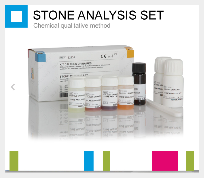 STONE ANALYSIS SET Chemical qualitative method