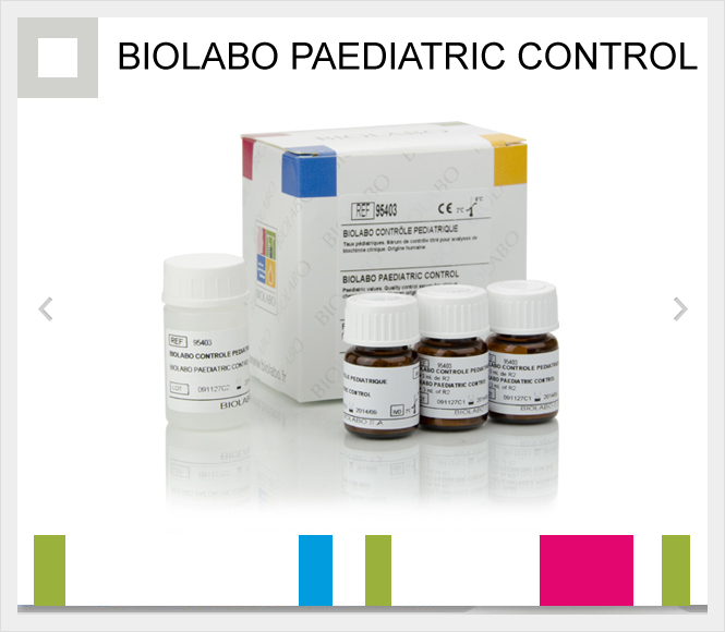 BIOLABO PAEDIATRIC CONTROL 3 x 3 mL