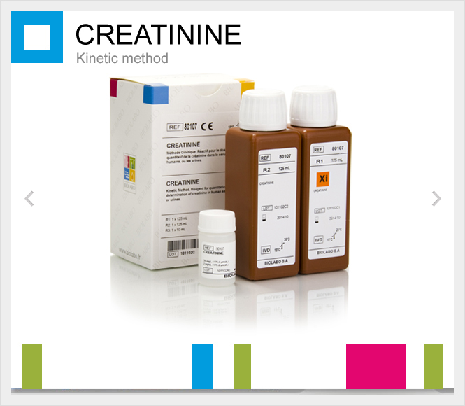 CREATININE Kinetic method 1 x 125 mL